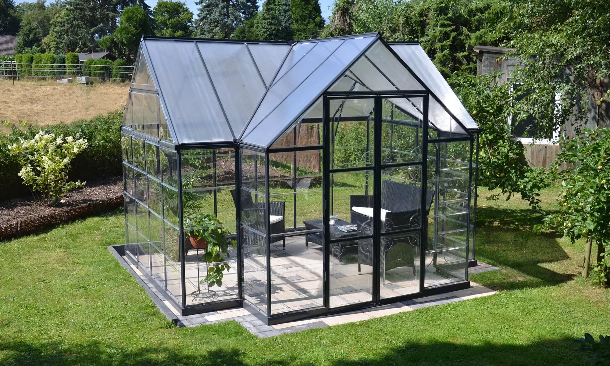 Palram Victory Orangery Garden Chalet Greenhouse - Primary Image