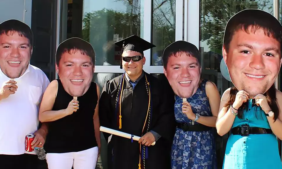3, 5, or 10 Custom 12"x18" Head Cutouts on a Stick from Build-A-Head (Up to 65% Off)   - Second Medium