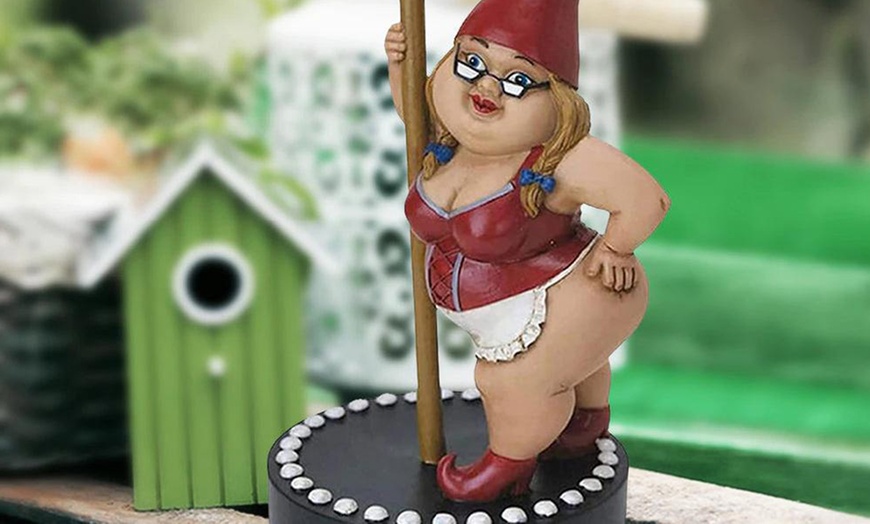 Image 4: Pole Dance Gnome Garden Decoration