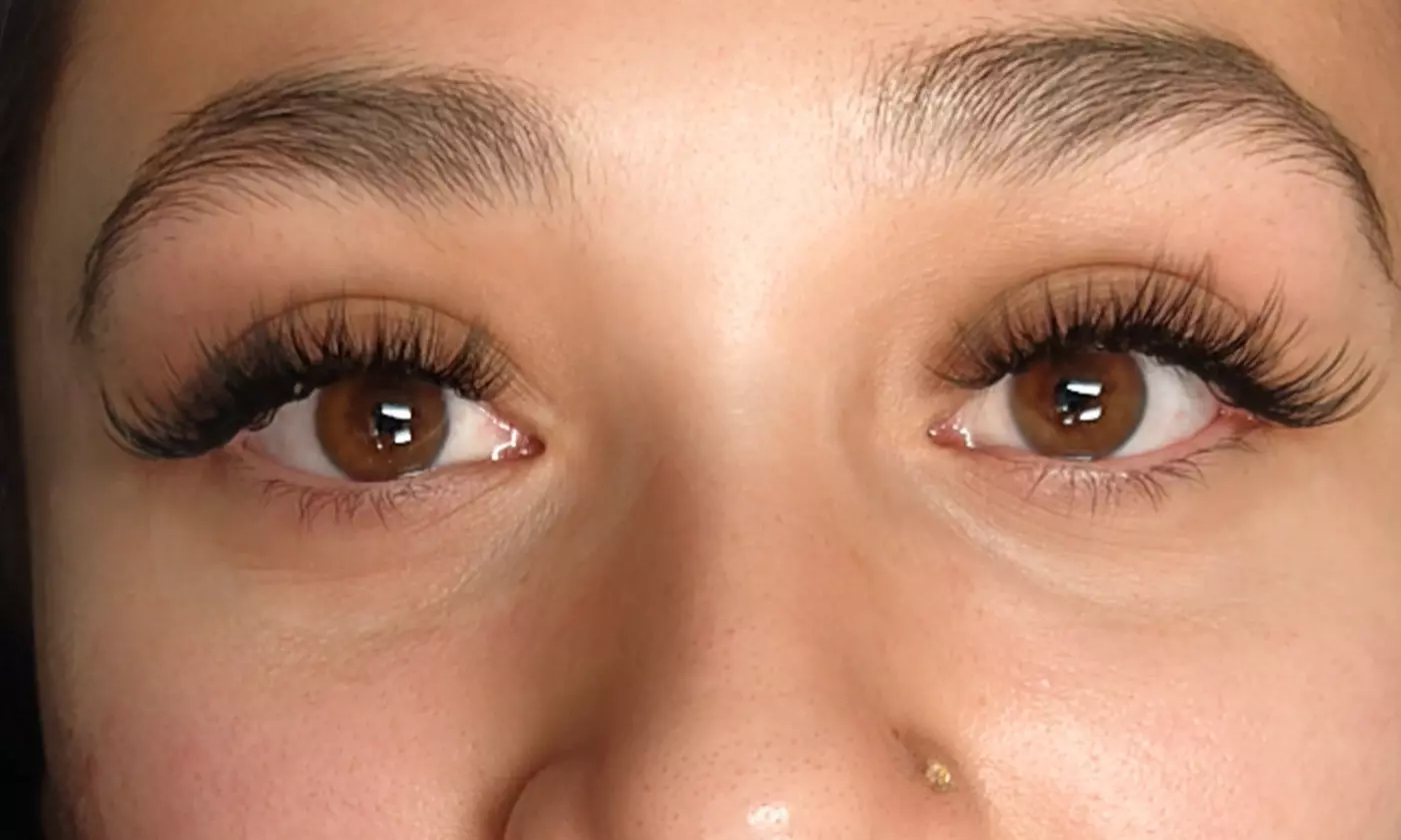 Volume or Classic Eyelash Extensions Set with Optional 3-Week Fill