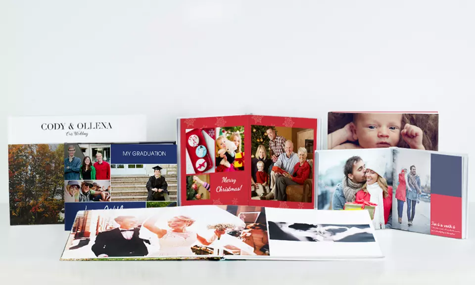 24-Page Custom Lay Flat Hardcover Photobooks from Photobook America (Up to 91% Off). Five Options Available.  - Primary Image
