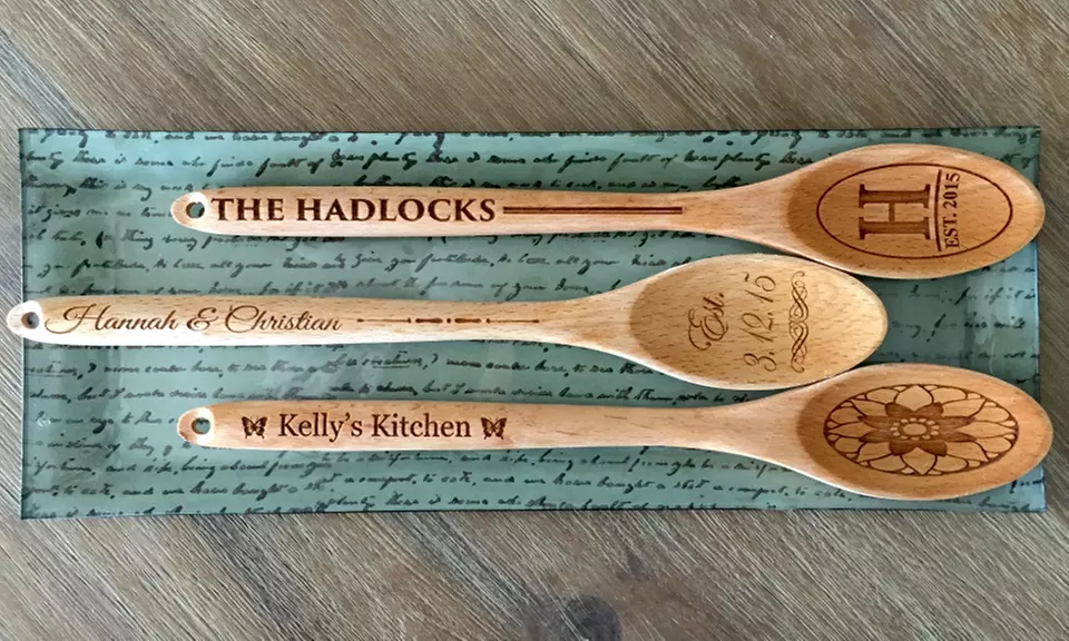 $5 for a Personalized Decorative Wooden Spoon from American Laser Crafts ($24.99 Value) - Primary Image