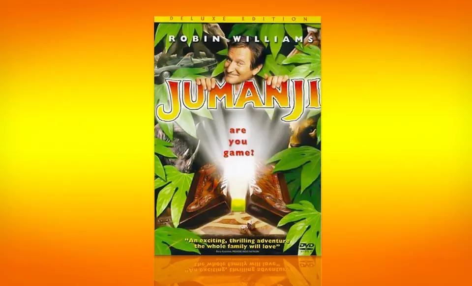 $5.99 for a Jumanji Deluxe Edition DVD ($19.94 List Price). Free Returns. - Primary Image