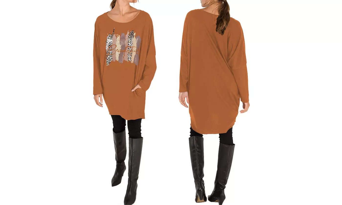 Leopard Print Baggy Top