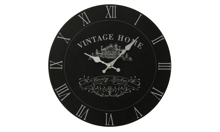 Image 3: Vintage-Style Wall Clocks