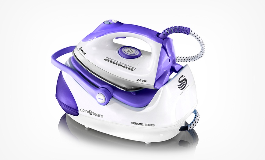 Image 1: Swan 2400W Steam Generator Iron