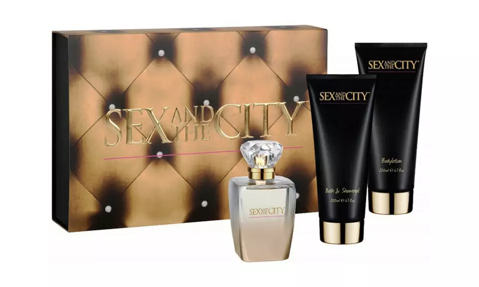 Sex and the City 3-Piece Gift Set for Women with Eau de Parfum, Shower Gel, and Body Lotion - Primary Image