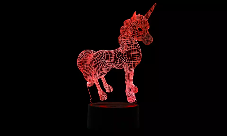 1 ou 2 lampes de nuit LED Licorne à coloris changeants - Second Medium
