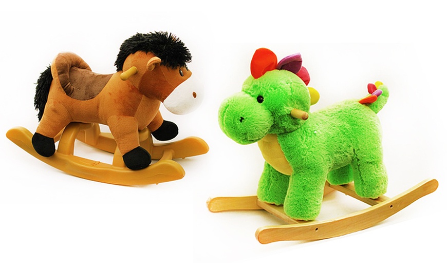 ponyland toys rocking dinosaur