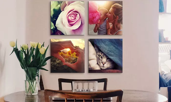 Four 12"x12" or 16"x16" Custom Premium Canvas Wraps at Canvas on Demand (Up to 85% Off) - Primary Image