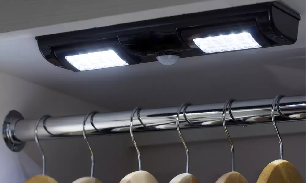 8-LED (£5.99) or 16-LED (£9.98) Cupboard PIR Motion Sensor Light, With Free Delivery - Primary Image