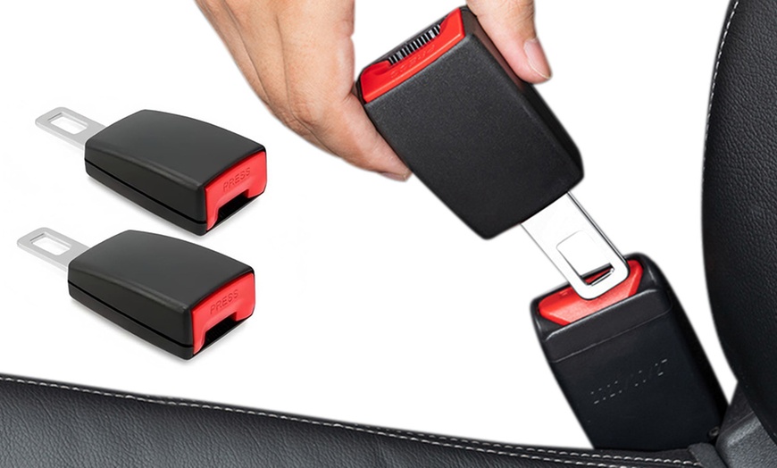 Image 1: 2Pcs Car Seat Buckle Holders