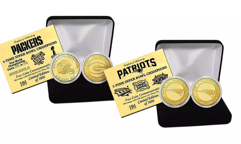 NFL Super Bowl Multiple-Champion Coin Set - Primary Image