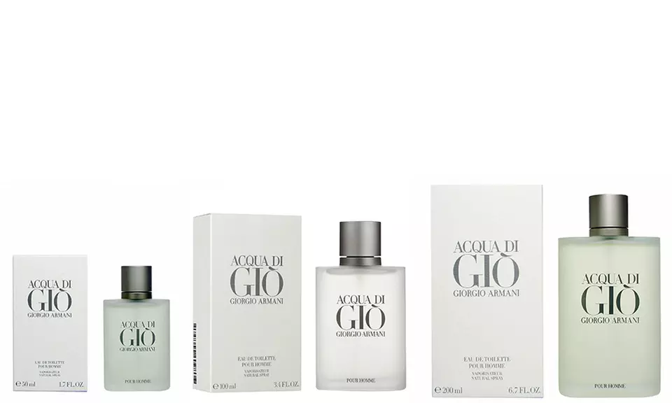 Acqua di factory Gio by Giorgio Armani for Men, Eau de Toilette 6.7 oz Spray 90% no box