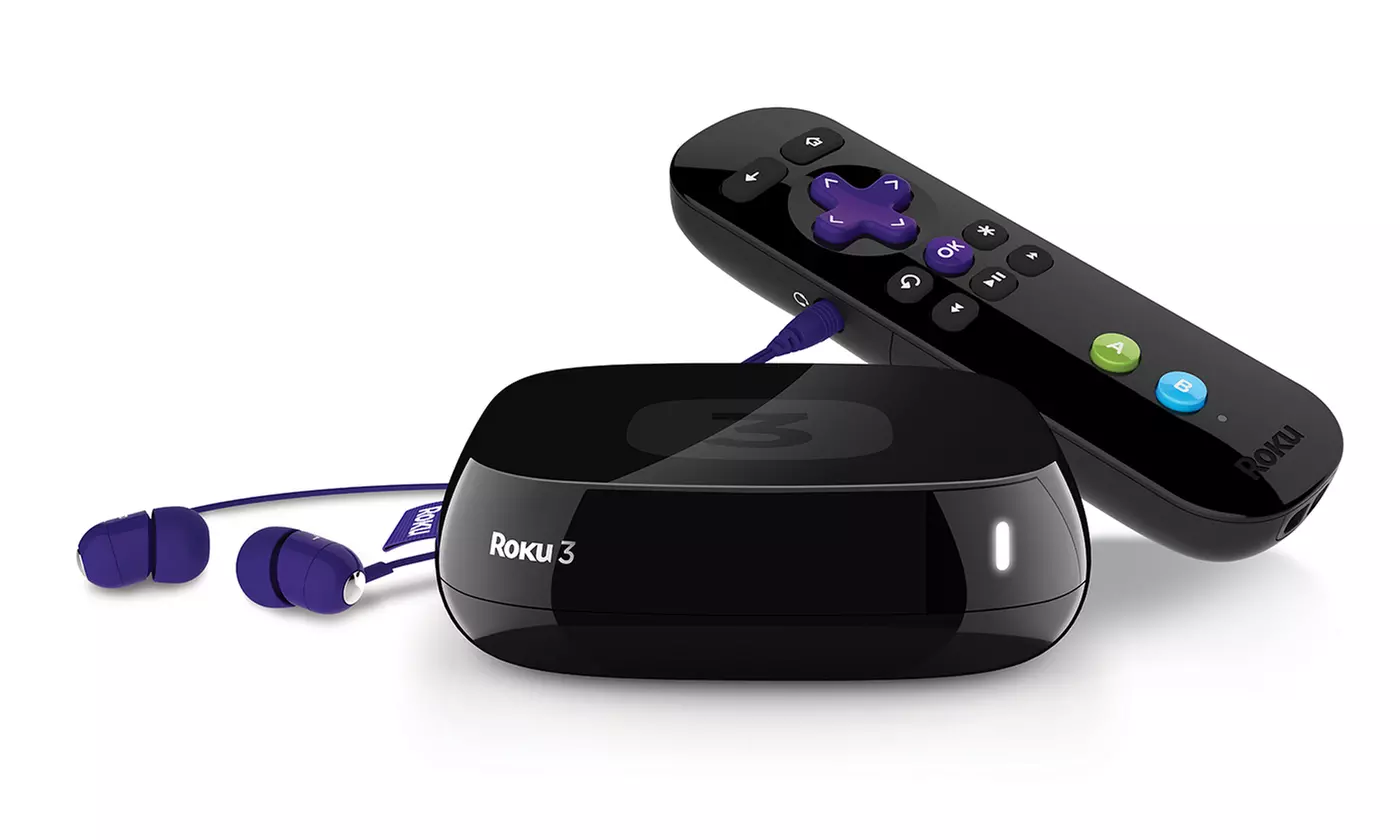 Roku Streaming Stick or Step to Roku 3 Streaming Media Player with HDMI Cable (Manufacturer Refurbished)  - Second Medium