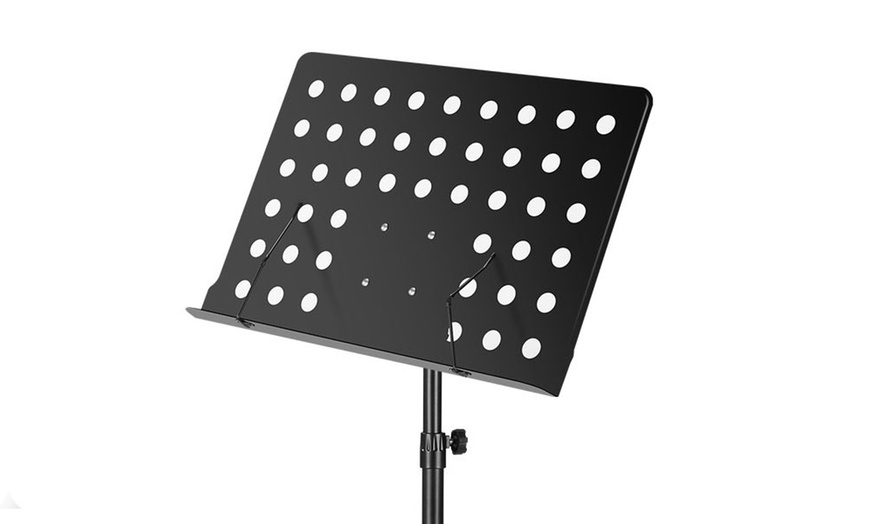 Image 5: Adjustable Large Music Sheet Holder Stand