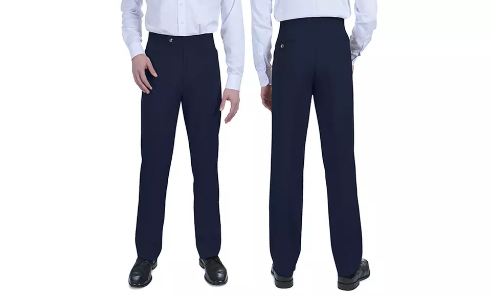 Sansabelt Men's Bing Melange Trouser. Multiple Colors Available. Free Returns. - Second Medium