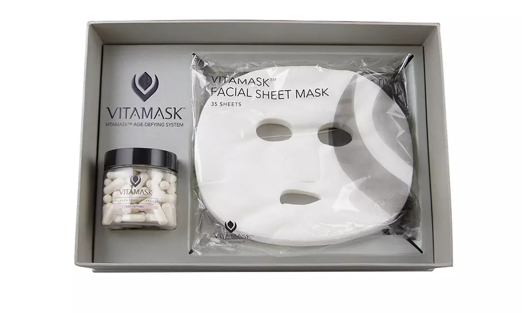 Vitamask Age-Defying Mask Machine with Sheets and Capsules - Primary Image