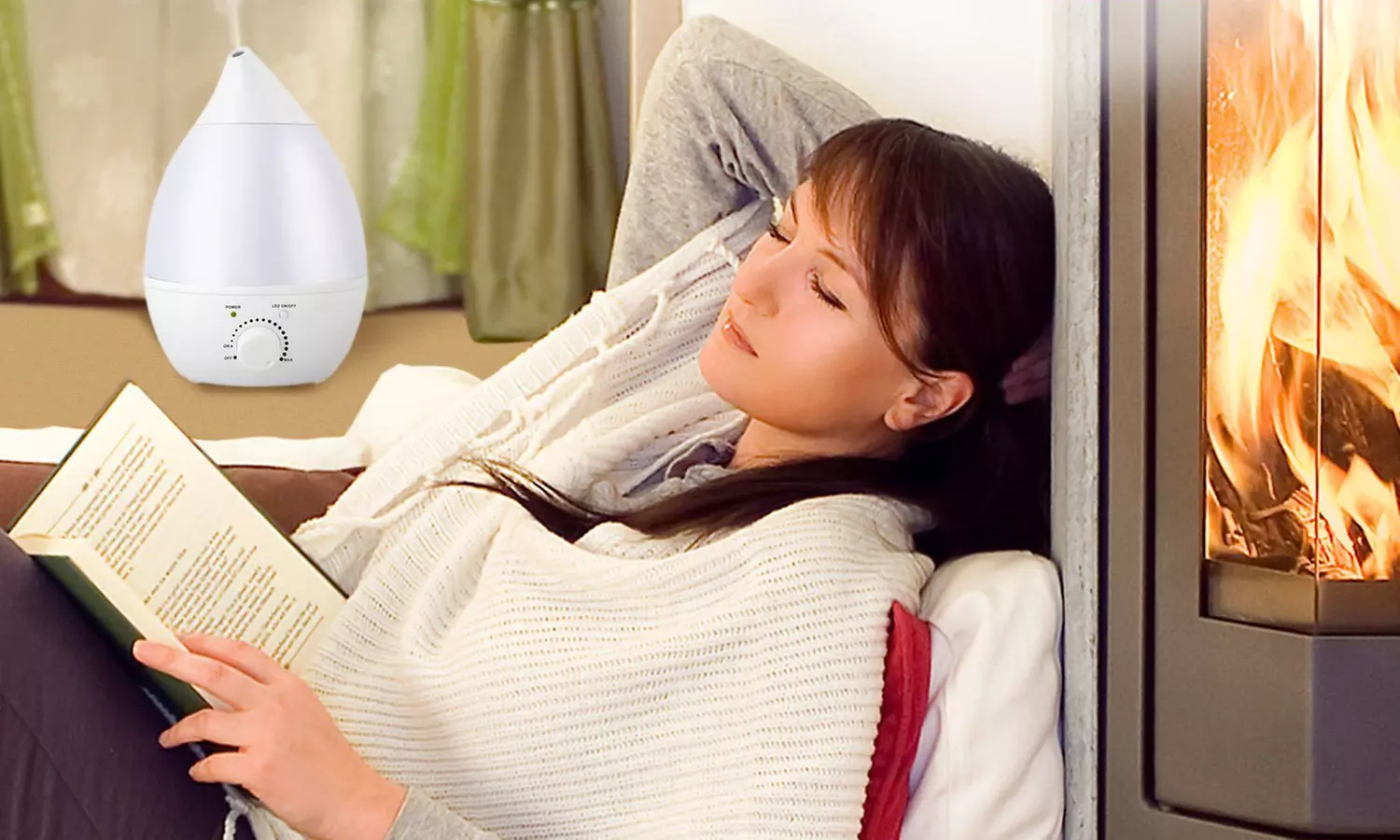 Cool Mist Ultrasonic Humidifier and Aroma Diffuser - Second Medium