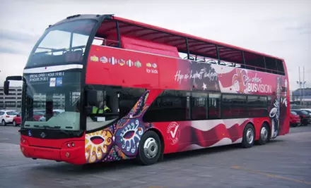 24-Hour Hop-On, Hop-Off City Bus Tour for One, Two, or Four from New Orleans BusVision (Up to 52% Off) - Primary Image