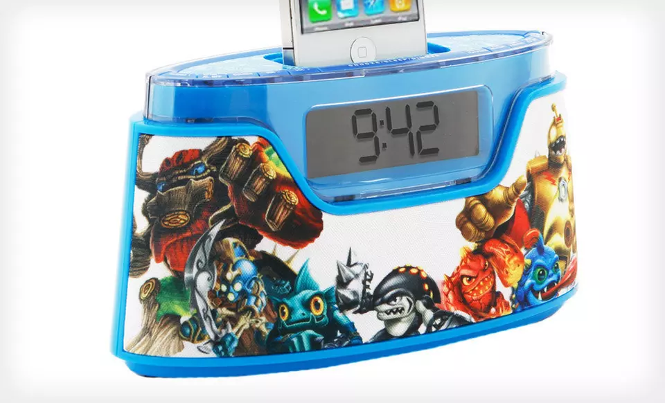 $59 for a Skylander, Batman, or Monster High iPod Clock Radio Dock ($65.98 List Price). Free Shipping and Free Returns. - Second Medium