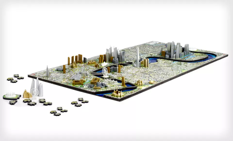 $30 for a 4-D CityScape Puzzle ($41.99 List Price). Nine Options Available. Free Shipping and Free Returns. - Primary Image