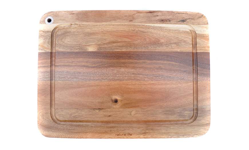 Image 3: Set of Two Acacia Chopping Boards