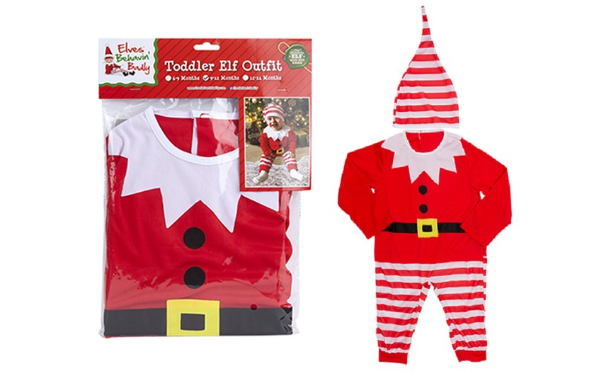 Image 1: One or Two PMS International Toddler Elf Dress-Up Costumes