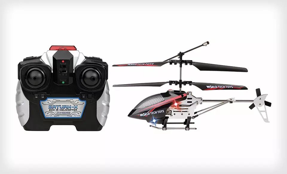 $14.99 for a Saturn-X 2-Channel IR Remote-Control Helicopter ($79 List Price). Free Returns.  - Primary Image