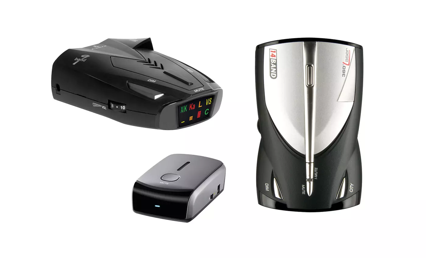 Cobra SSR 80, XRS 9345, or iRadar Atom Radar and Laser Detectors from $34.99–$99.99  - Primary Image