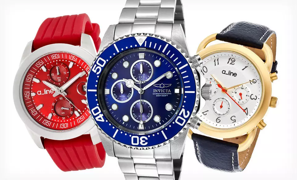 Designer Chronograph Watch (Up to 92% Off). 18 Options Available from Multiple Brands. Free Shipping and Returns. - Primary Image