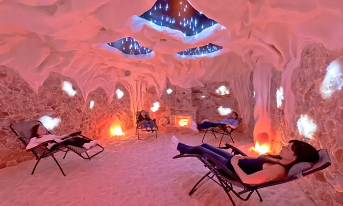 One 45-Minute Salt-Cave Session for One or Two at Saltana Cave Himalayan Salt Spa - Primary Image