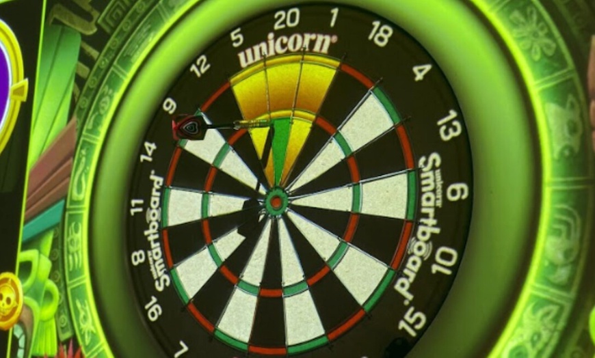 Image 4: AR Darts for 2 with Drinks, or 4 with Wings, or Darts & Burger for 2