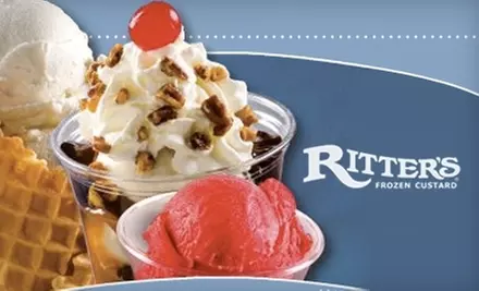 Five Medium Glaciers or $5 for $10 Worth of Frozen Treats at Ritter's Frozen Custard - Primary Image