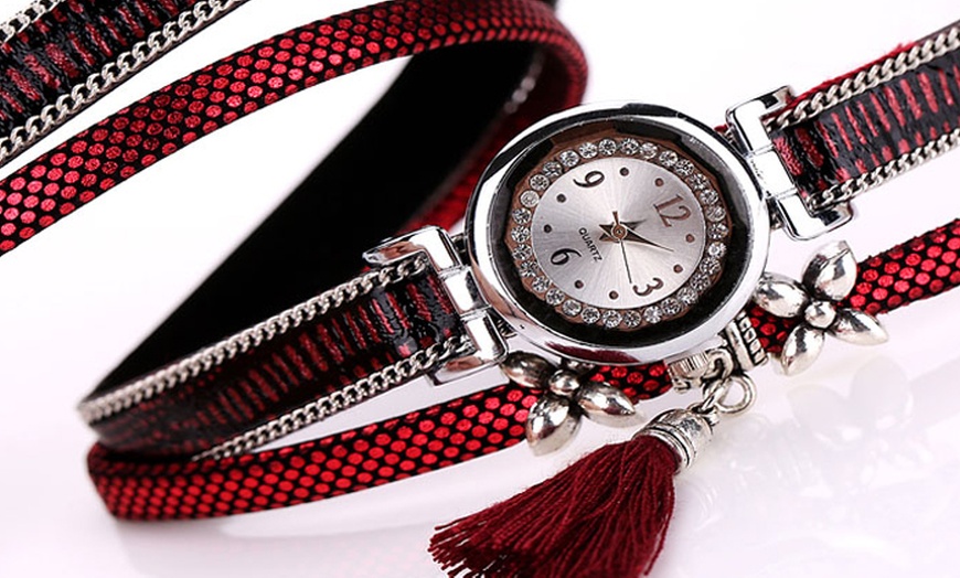 Image 8: Montre Lucy Multi-couche Wrap