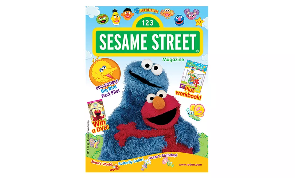1-Year, 6-Issue Subscription to Sesame Street Magazine or Fun to Learn Friends - Second Medium