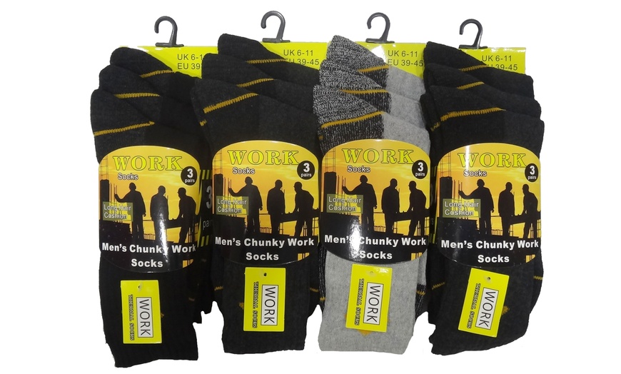 Image 2: Men's Work Socks 12-Pack