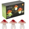 Image 13: Set of Three or Six Warm White Solar Mushroom Outdoor Garden Lights 