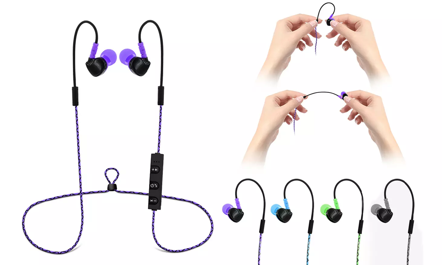 Aduro Amplify Fit-In-Ear Stereo Bluetooth Headset - Primary Image