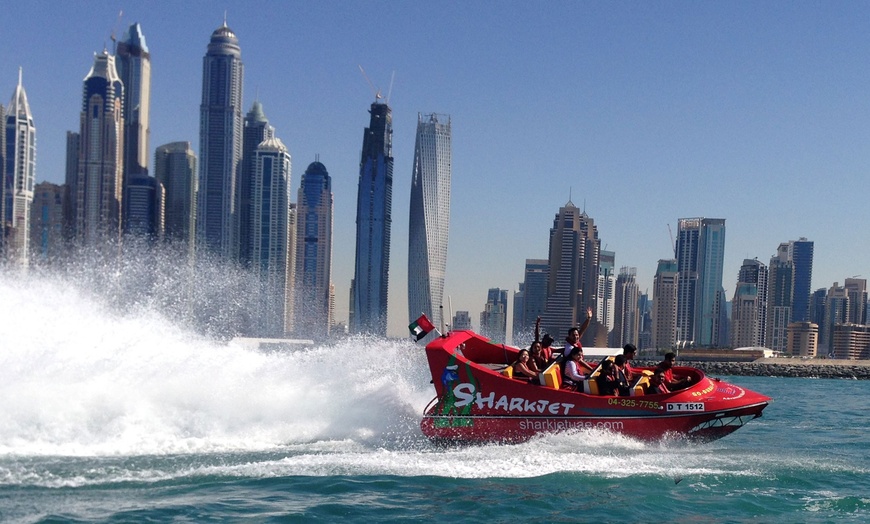 Image 2: SharkJet Thrillride & Boat Sightseeing Tour Combo