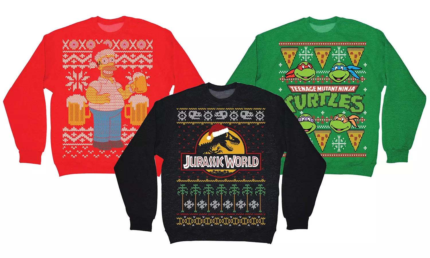 Men's TV & Movie-Themed Ugly Holiday Sweatshirts - Primary Image