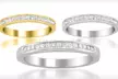 14-Karat Gold and Diamond Wedding Band (Up to 57% Off). Multiple Styles and Sizes Available. Free Shipping and Returns. - Image 2
