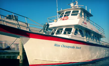 Fishing Trip for One or Two Aboard the Miss Chesapeake Beach (Up to 54% Off) - Primary Image