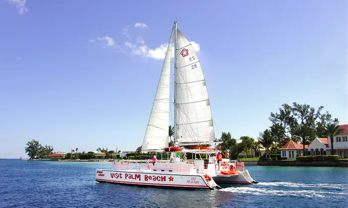 BYOB Sunset Cruise or Narrated Sightseeing Cruise for One, Two, or Four from Visit Palm Beach (Up to 50% Off) - Primary Image