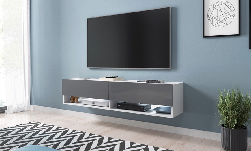 Image 16: Selsey Wander Hanging TV Cabinet