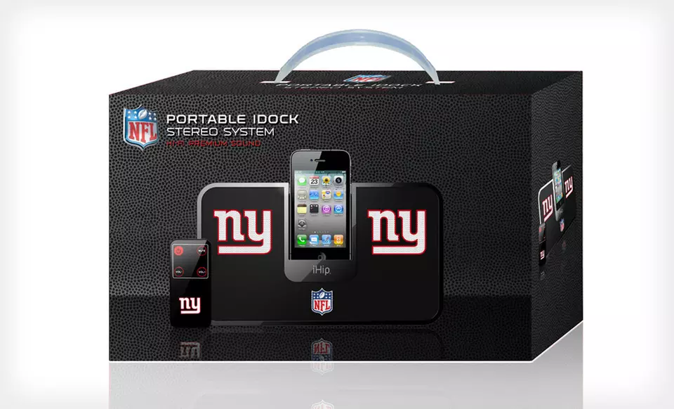 $19 for an iHip NFL Slim Portable Speaker with Remote ($89.95 List Price). 30 Teams Available. - Second Medium