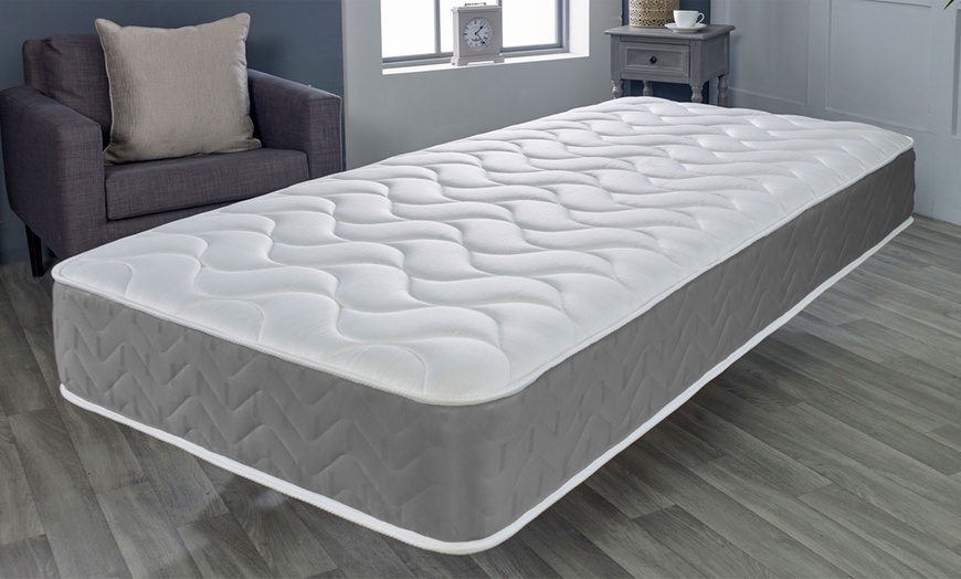 Image 3: Memory Foam Hybrid Sprung Open Coil Mattress