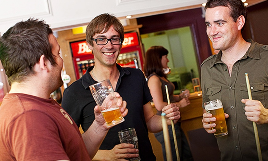 Image 1: Burgers, Beer and Pool at Rileys