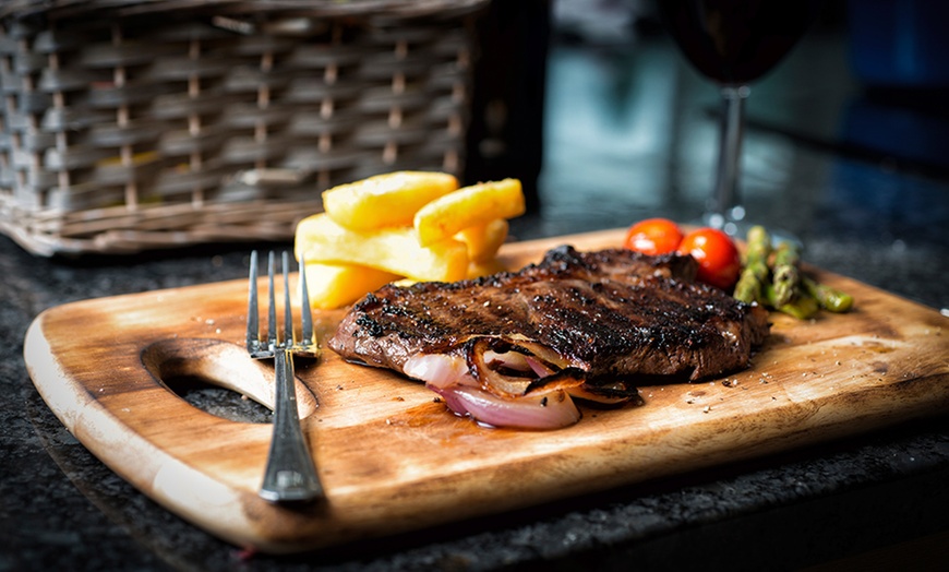 Image 1: Steak Dinner with Wine for Two