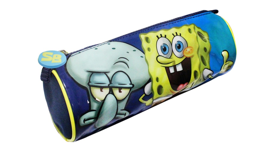 Image 17: Spongebob Backpack Set